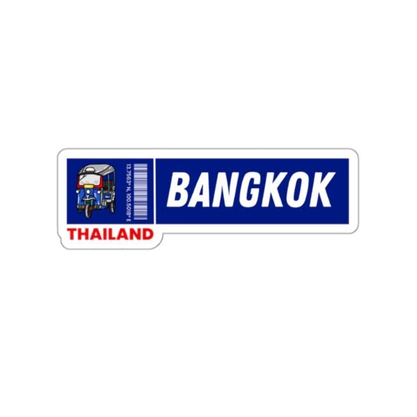 Bangkok Thailand Kiss-Cut Stickers - Image 10