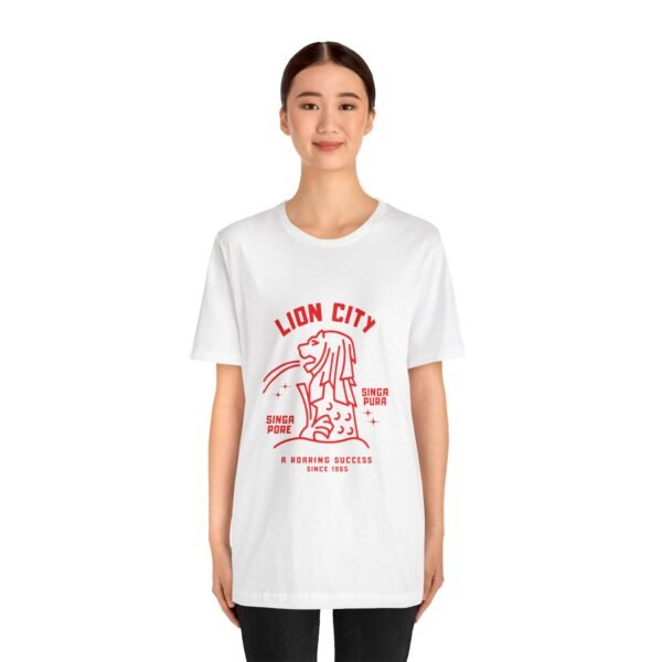 Singapore a Roaring Success Unisex Jersey Short Sleeve Tee - Image 40