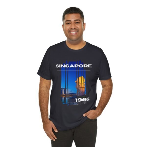 Singapore 1965 Unisex Jersey Short Sleeve Tee - Image 16