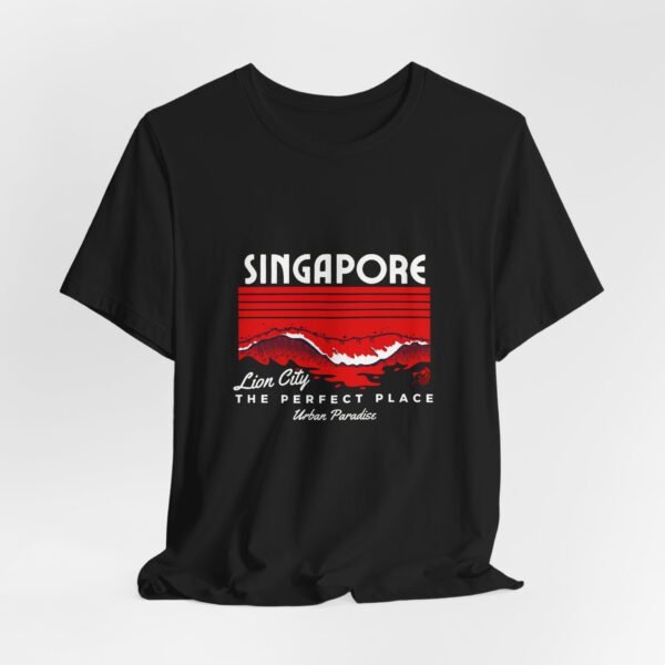 Singapore The Perfect Place Unisex Jersey Short Sleeve Tee - Image 6