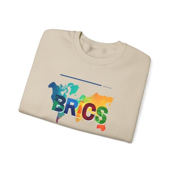 BRICS Brazil Russia India China South Africa Unisex Heavy Blend™ Crewneck Sweatshirt - Image 26