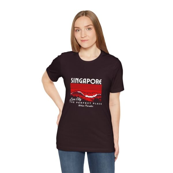 Singapore The Perfect Place Unisex Jersey Short Sleeve Tee - Image 129