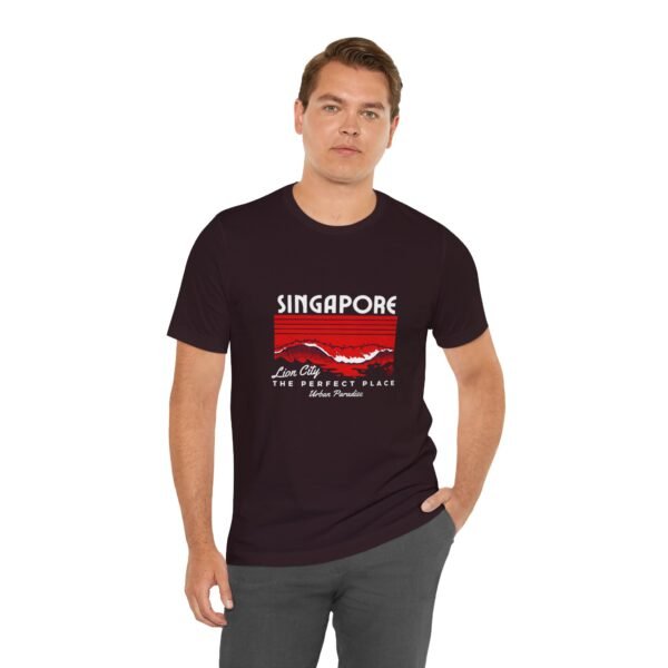 Singapore The Perfect Place Unisex Jersey Short Sleeve Tee - Image 130