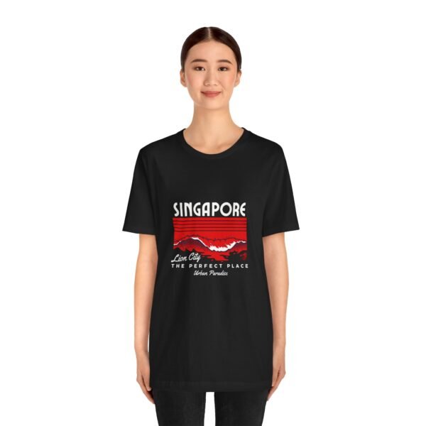 Singapore The Perfect Place Unisex Jersey Short Sleeve Tee - Image 11