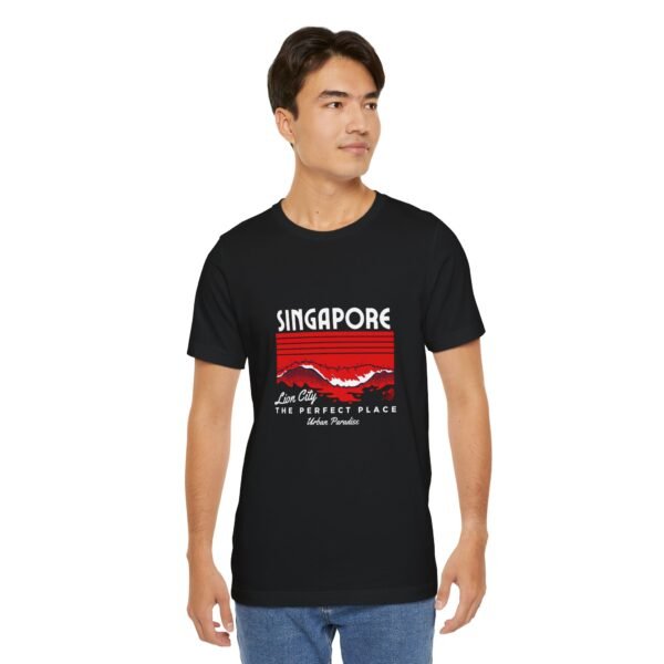 Singapore The Perfect Place Unisex Jersey Short Sleeve Tee - Image 20