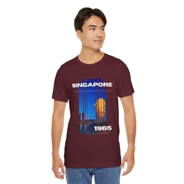 Singapore 1965 Unisex Jersey Short Sleeve Tee - Image 78