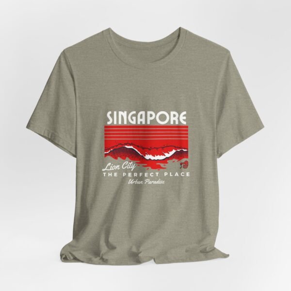 Singapore The Perfect Place Unisex Jersey Short Sleeve Tee - Image 35