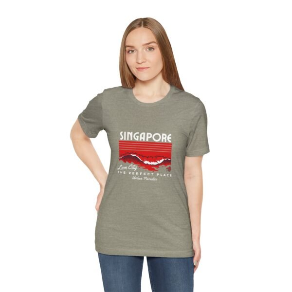 Singapore The Perfect Place Unisex Jersey Short Sleeve Tee - Image 42