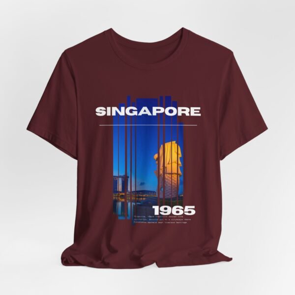 Singapore 1965 Unisex Jersey Short Sleeve Tee - Image 64