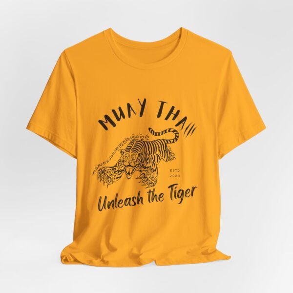 Muay Thai Unleash The Tiger Unisex Jersey Short Sleeve Tee - Image 64