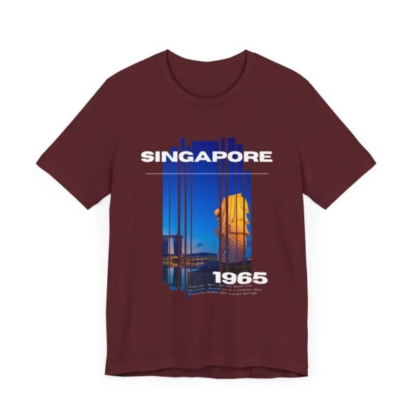 Singapore 1965 Unisex Jersey Short Sleeve Tee - Image 61