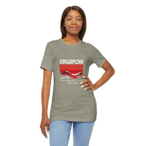 Singapore The Perfect Place Unisex Jersey Short Sleeve Tee - Image 51