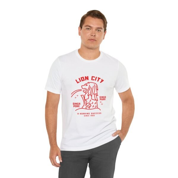 Singapore a Roaring Success Unisex Jersey Short Sleeve Tee - Image 43