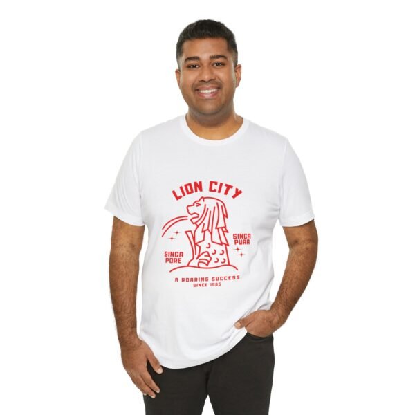 Singapore a Roaring Success Unisex Jersey Short Sleeve Tee - Image 45