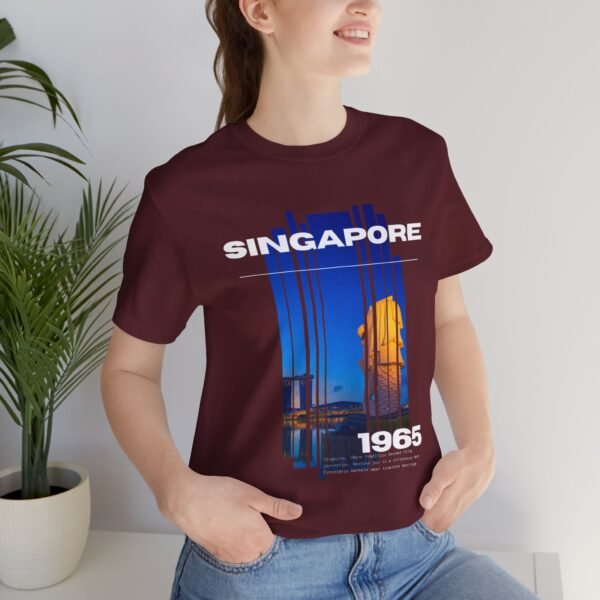 Singapore 1965 Unisex Jersey Short Sleeve Tee - Image 82