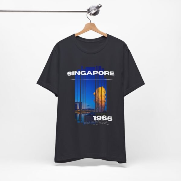 Singapore 1965 Unisex Jersey Short Sleeve Tee - Image 7