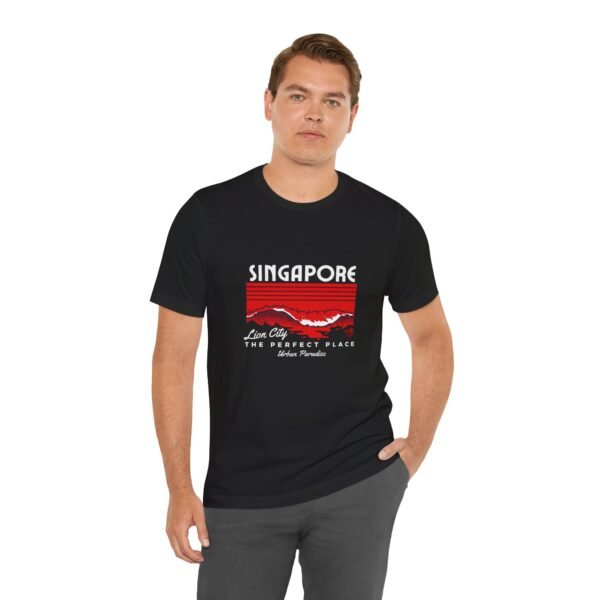 Singapore The Perfect Place Unisex Jersey Short Sleeve Tee - Image 14