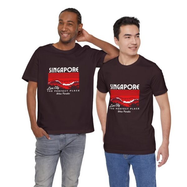 Singapore The Perfect Place Unisex Jersey Short Sleeve Tee - Image 144