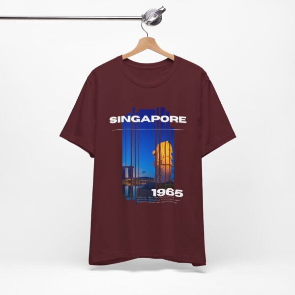 Singapore 1965 Unisex Jersey Short Sleeve Tee - Image 65