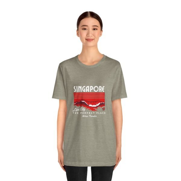 Singapore The Perfect Place Unisex Jersey Short Sleeve Tee - Image 40