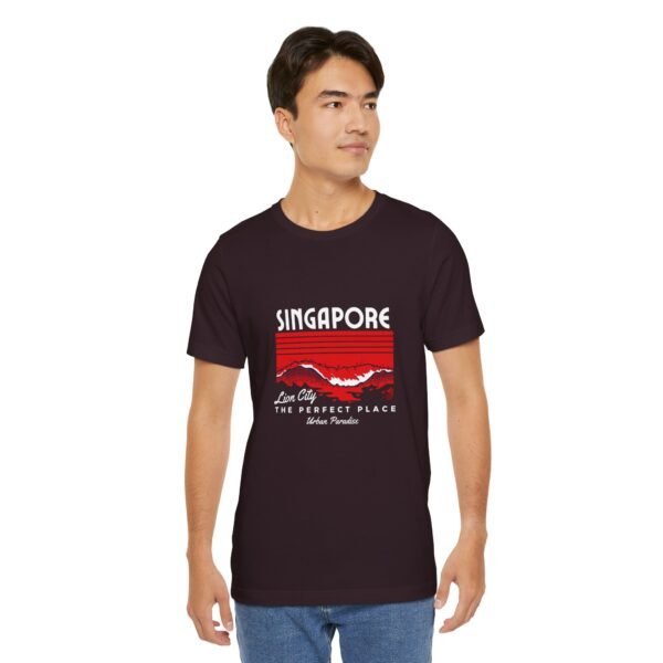 Singapore The Perfect Place Unisex Jersey Short Sleeve Tee - Image 136