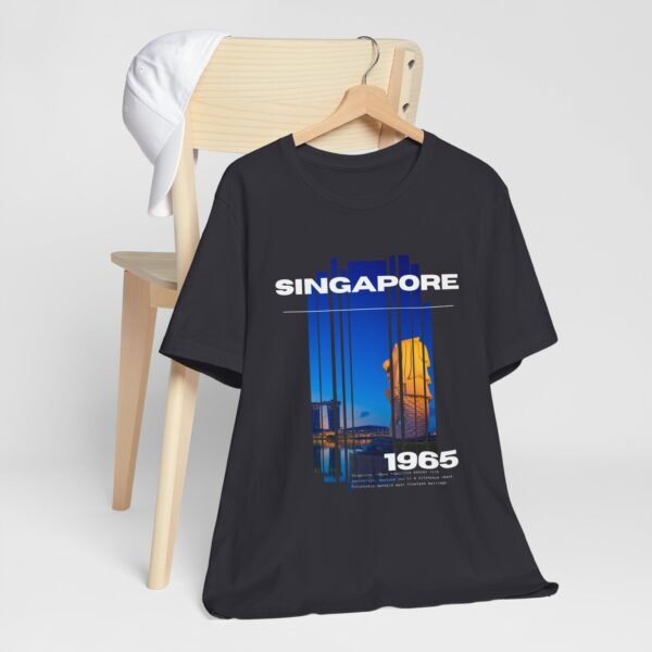 Singapore 1965 Unisex Jersey Short Sleeve Tee - Image 8