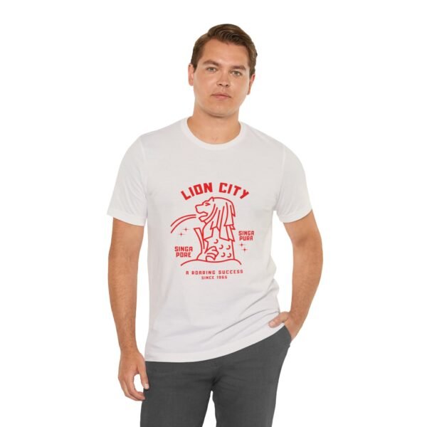 Singapore a Roaring Success Unisex Jersey Short Sleeve Tee - Image 101