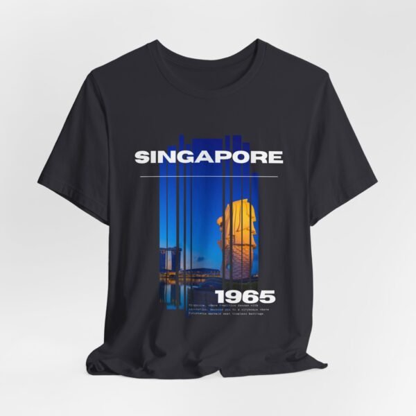 Singapore 1965 Unisex Jersey Short Sleeve Tee - Image 6