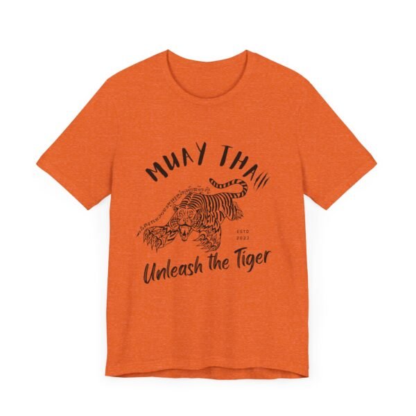 Muay Thai Unleash The Tiger Unisex Jersey Short Sleeve Tee - Image 32