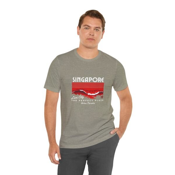 Singapore The Perfect Place Unisex Jersey Short Sleeve Tee - Image 43