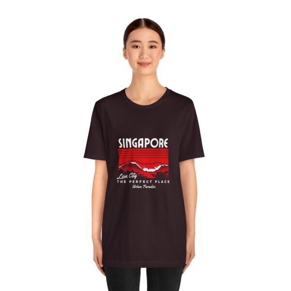 Singapore The Perfect Place Unisex Jersey Short Sleeve Tee - Image 127