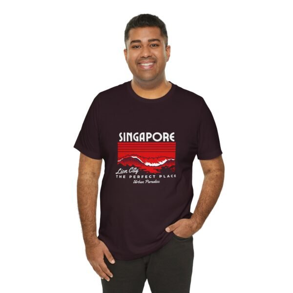 Singapore The Perfect Place Unisex Jersey Short Sleeve Tee - Image 132