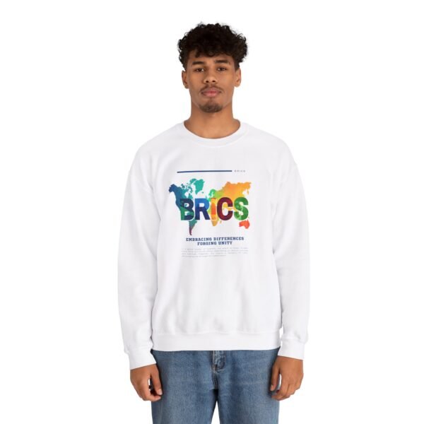 BRICS Brazil Russia India China South Africa Unisex Heavy Blend™ Crewneck Sweatshirt