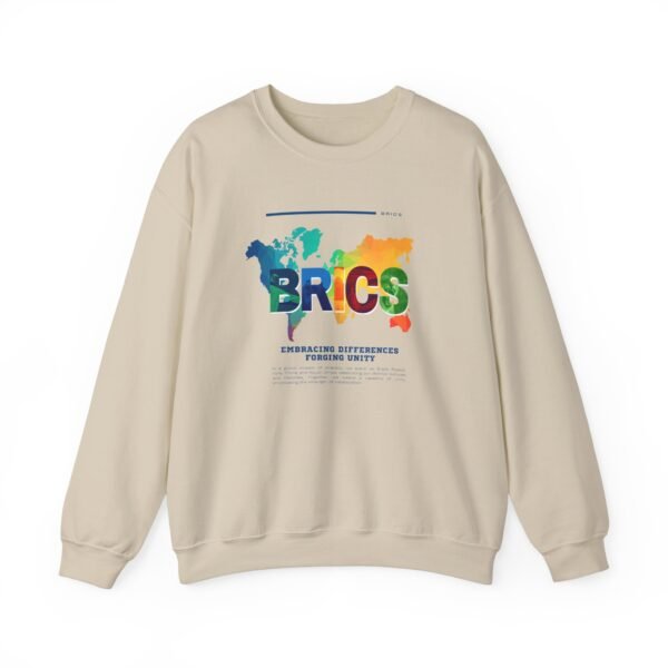 BRICS Brazil Russia India China South Africa Unisex Heavy Blend™ Crewneck Sweatshirt - Image 24