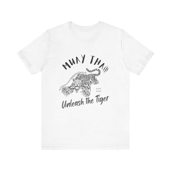 Muay Thai Unleash The Tiger Unisex Jersey Short Sleeve Tee