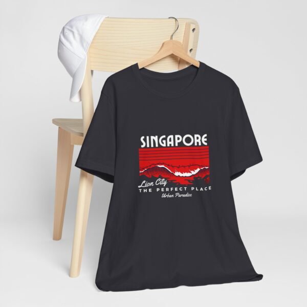 Singapore The Perfect Place Unisex Jersey Short Sleeve Tee - Image 66