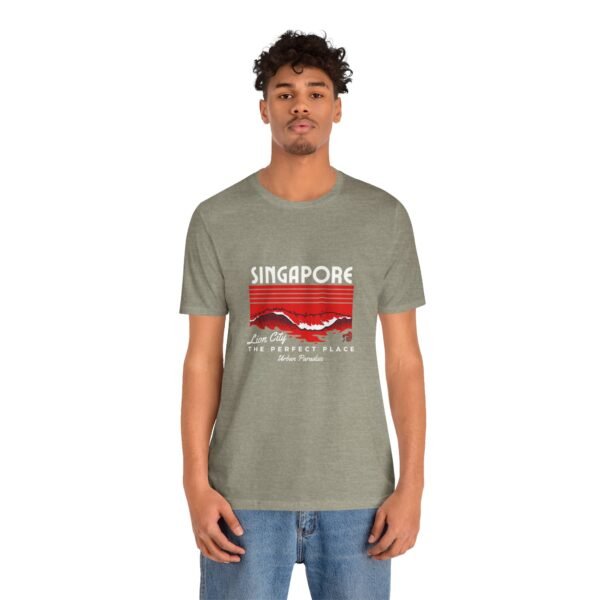 Singapore The Perfect Place Unisex Jersey Short Sleeve Tee - Image 41