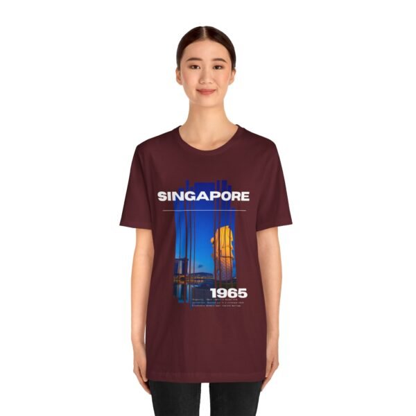 Singapore 1965 Unisex Jersey Short Sleeve Tee - Image 69