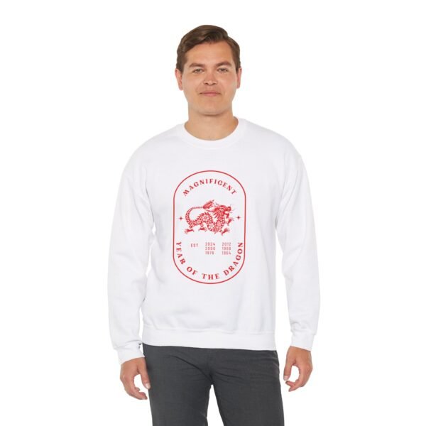 Year of the Dragon Unisex Heavy Blend™ Crewneck Sweatshirt - Image 6