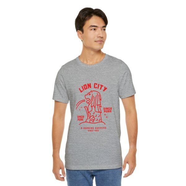 Singapore a Roaring Success Unisex Jersey Short Sleeve Tee - Image 136