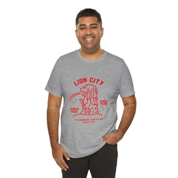 Singapore a Roaring Success Unisex Jersey Short Sleeve Tee - Image 132