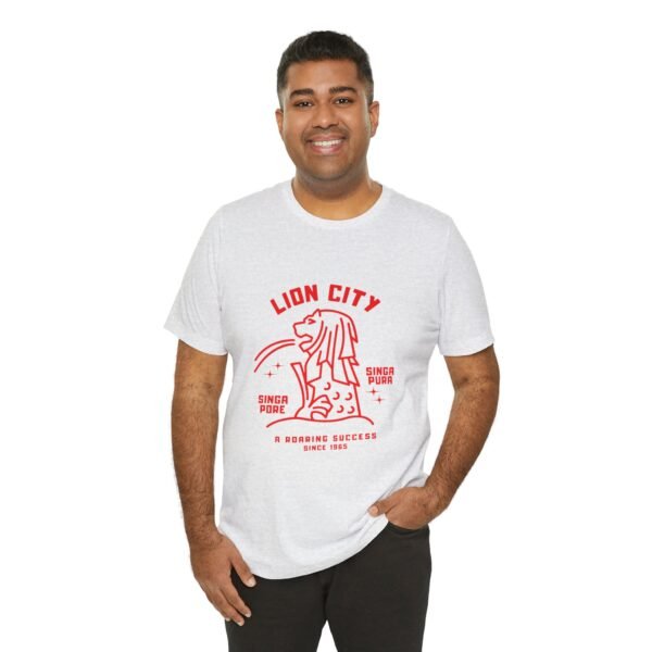 Singapore a Roaring Success Unisex Jersey Short Sleeve Tee - Image 74