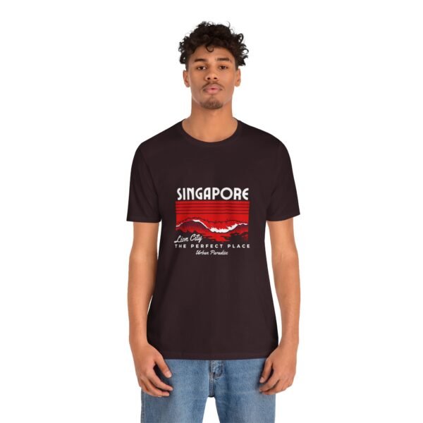 Singapore The Perfect Place Unisex Jersey Short Sleeve Tee - Image 128