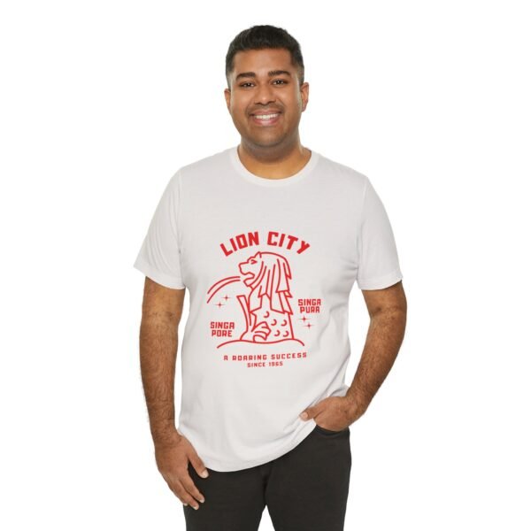 Singapore a Roaring Success Unisex Jersey Short Sleeve Tee - Image 103