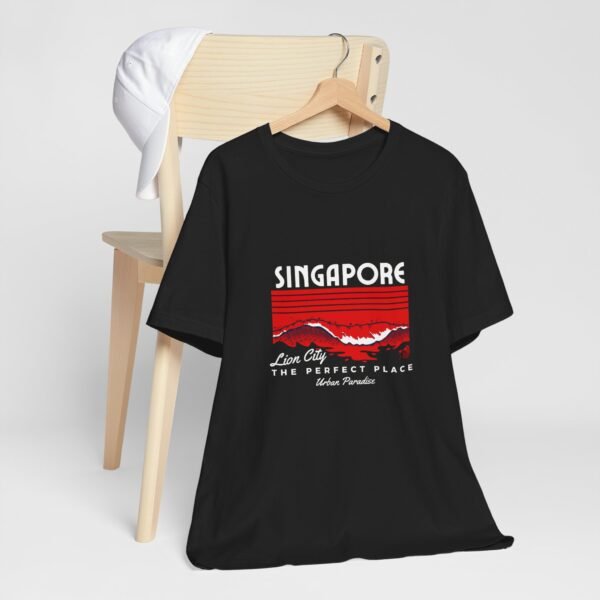 Singapore The Perfect Place Unisex Jersey Short Sleeve Tee - Image 8