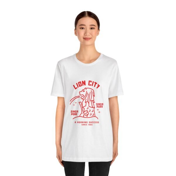 Singapore a Roaring Success Unisex Jersey Short Sleeve Tee - Image 11