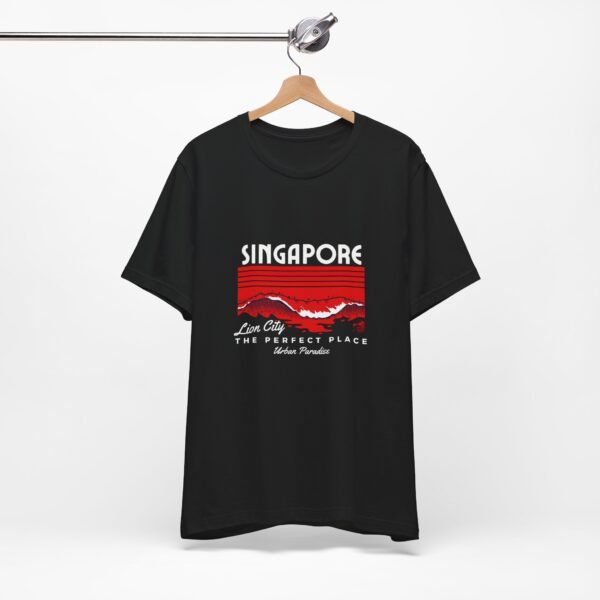 Singapore The Perfect Place Unisex Jersey Short Sleeve Tee - Image 7