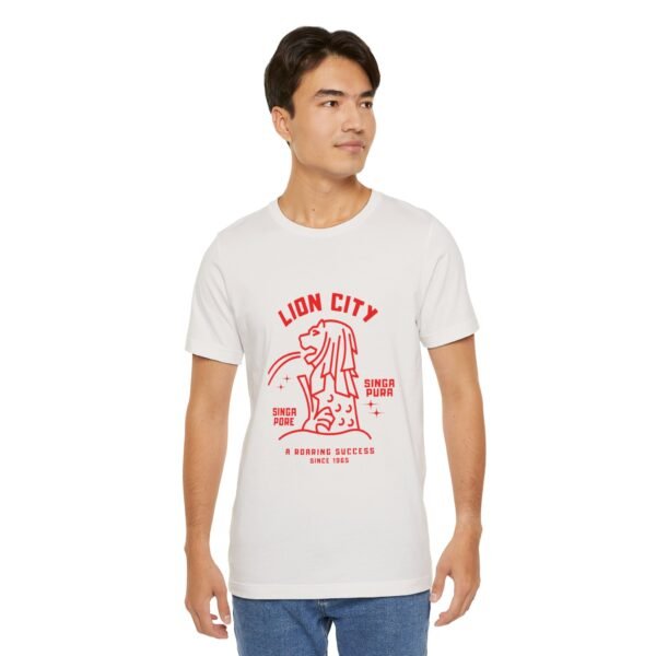 Singapore a Roaring Success Unisex Jersey Short Sleeve Tee - Image 107