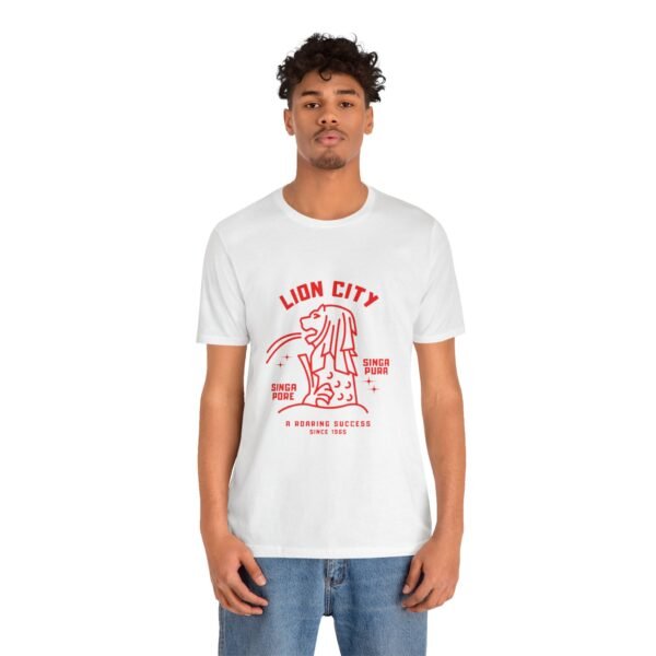 Singapore a Roaring Success Unisex Jersey Short Sleeve Tee - Image 12