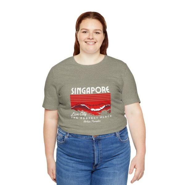 Singapore The Perfect Place Unisex Jersey Short Sleeve Tee - Image 44